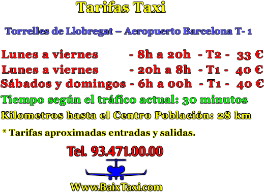 taxi torrelles de llobregat